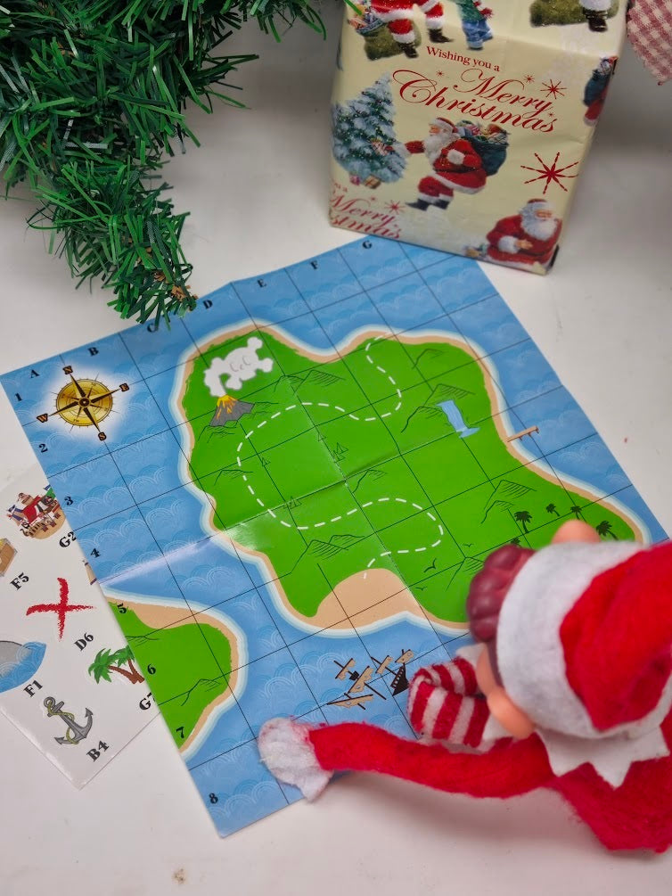 Elf Treasure Hunt Map