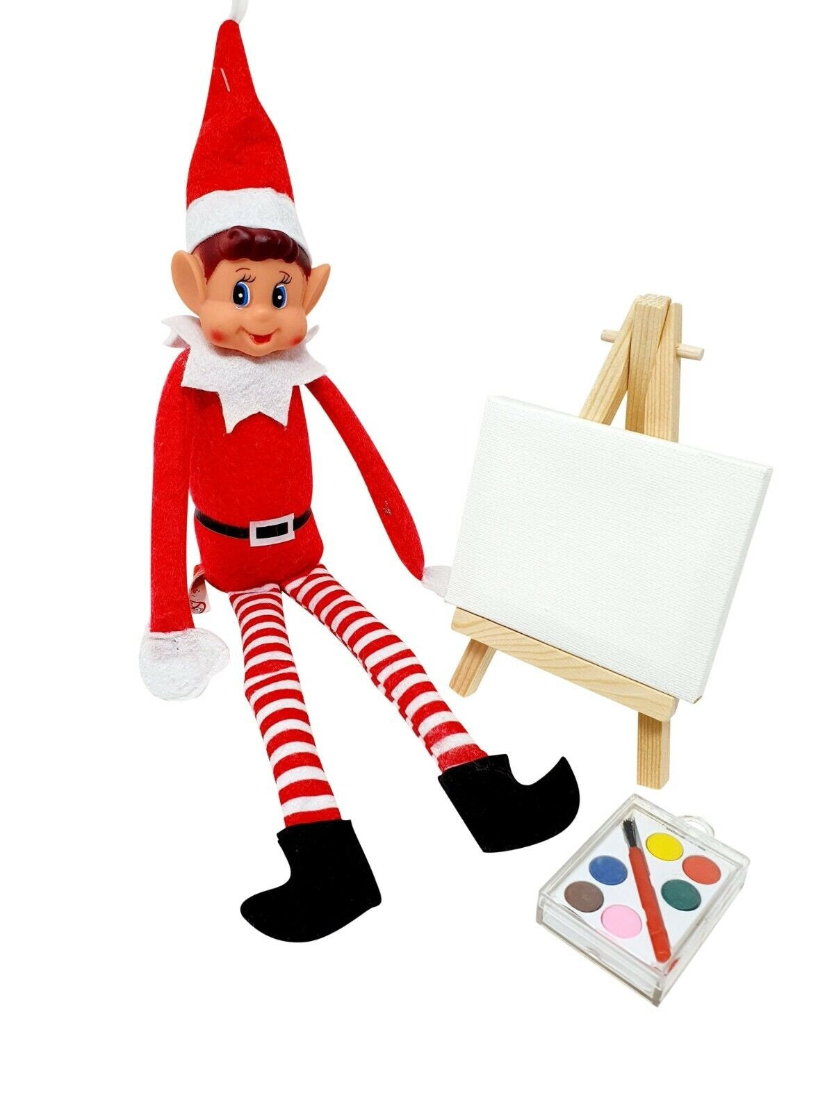 Elf Paints & Canvas Art Set Up