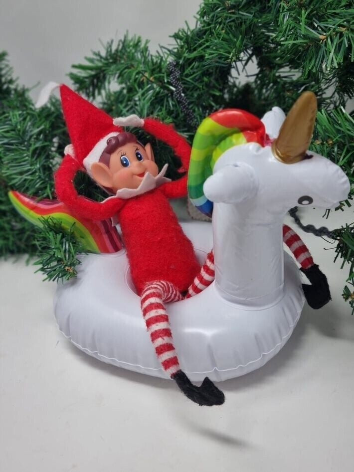 Elf Inflatable Unicorn Rubber Ring