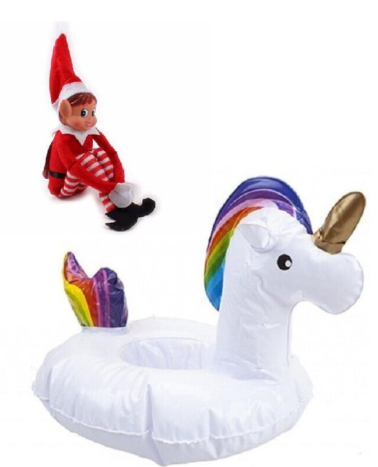 Elf Inflatable Unicorn Rubber Ring