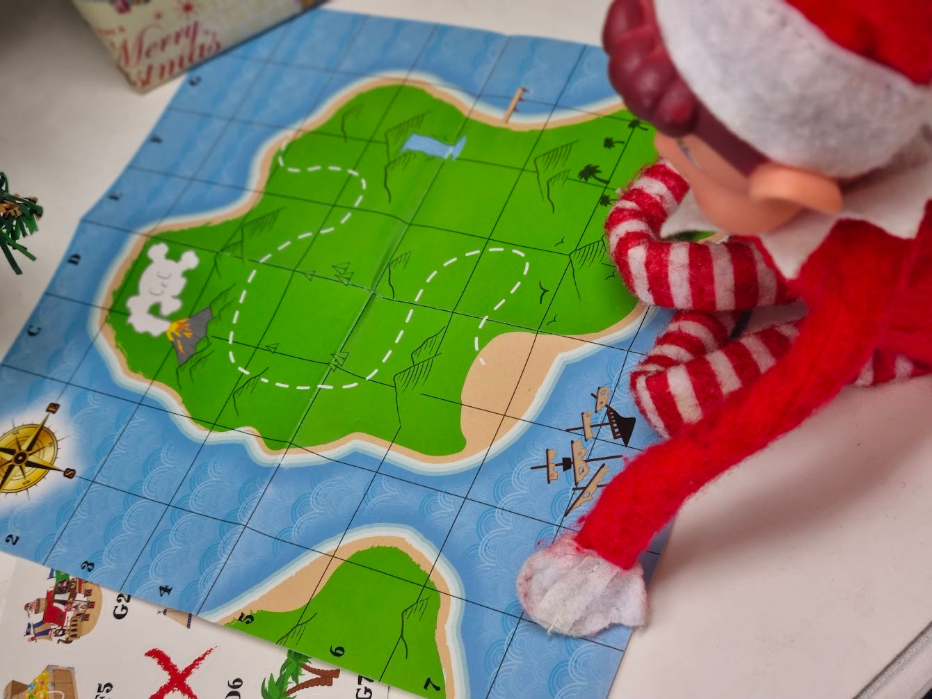 Elf Treasure Hunt Map